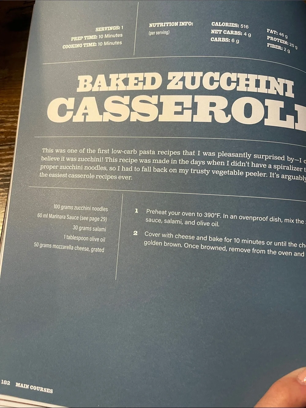 Keto Life Cookbook by - Red Cover